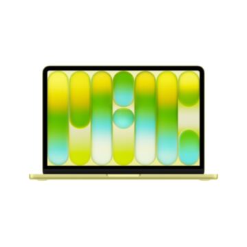 Apple MacBook Neo 13" - czip A18 Pro z 6-rdzeniowym CPU (GPU 5-rdzeni), RAM 8GB, 256GB SSD, klawiatura US - Cytrusowożółty