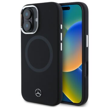 Mercedes Tonal Logo MS czarny - etui iPhone 16