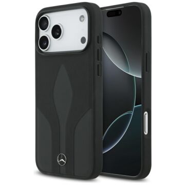 Mercedes Leather The Move MS czarny - etui iPhone 17 Pro Max