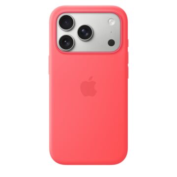 Apple iPhone 17 Pro Silicone Case with MagSafe – Bright Guava