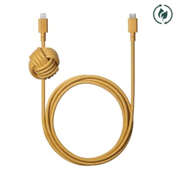 Native Union Night Cable USB-C to Lightning 3m Brązowy - kabel USB-C do lightning