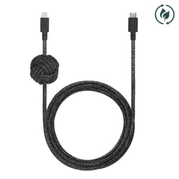 Native Union Night Cable USB-C to Lightning 3m Czarny - kabel USB-C do lightning