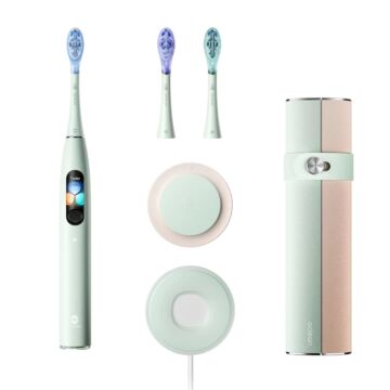 Oclean X Ultra Set Miętowy - szczoteczka z etui i 3 główki