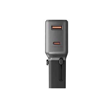 Energea TravelGo Adapter 35 USB-A/USB-C 35W grafitowo-czarny - Ładowarka sieciowa