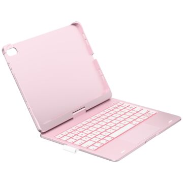 Typecase Flexbook Touch jasno-różowy - etui z klawiaturą iPad 11" (A16) 2025 / iPad 10.9" 2022