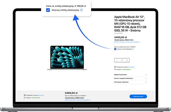 Krok 2 - aktywacja zniżki