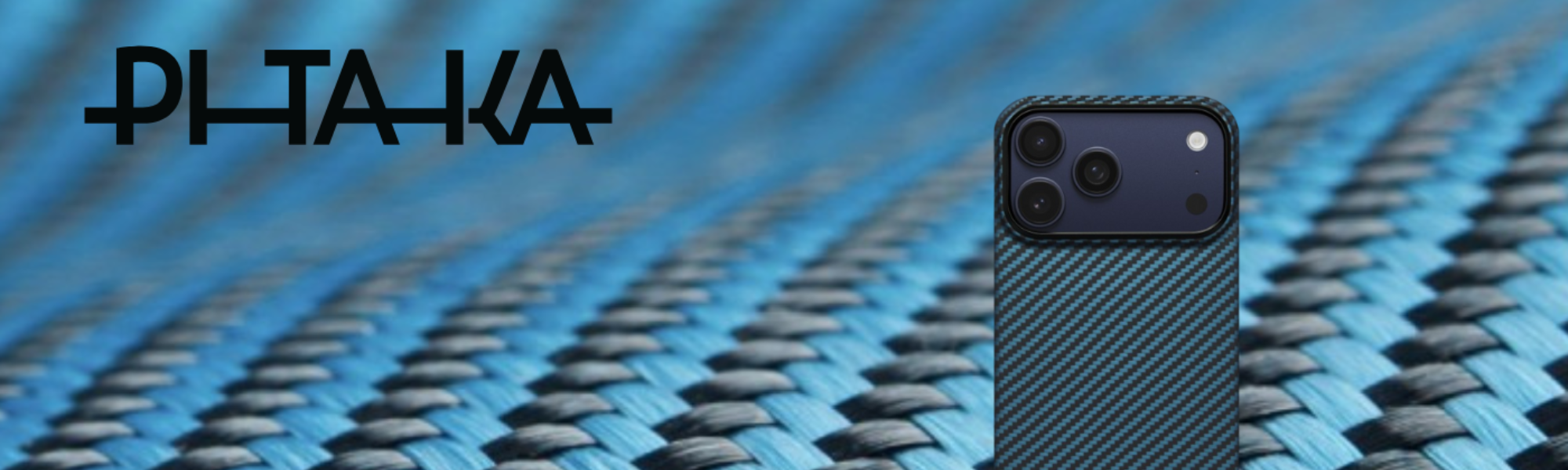 Etui PITAKA Ultra-Slim Etui Pitaka na tle matriału
