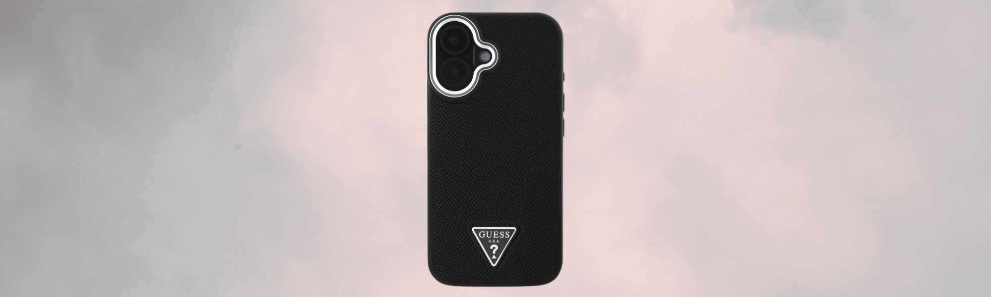 Etui Guess tył struktura logo
