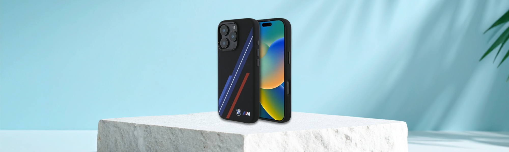 Etui BMW kolorowe linie design sportowy