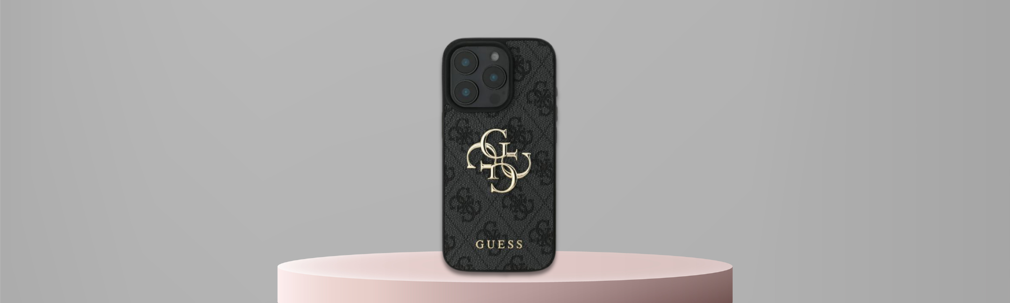 Guess 4G Big Logo Etui Guess czarne logo 4G telefon
