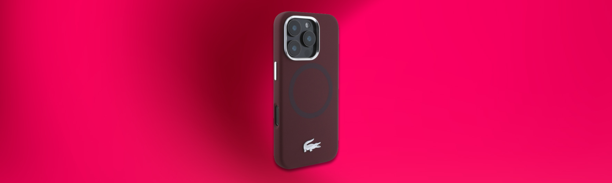 Etui Lacoste tył MagSafe logo