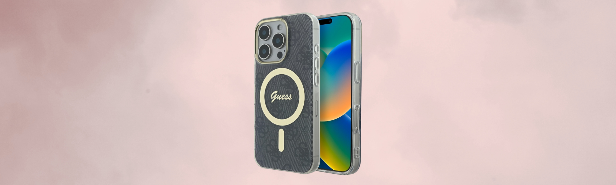 Etui Guess MagSafe elegancki design tył