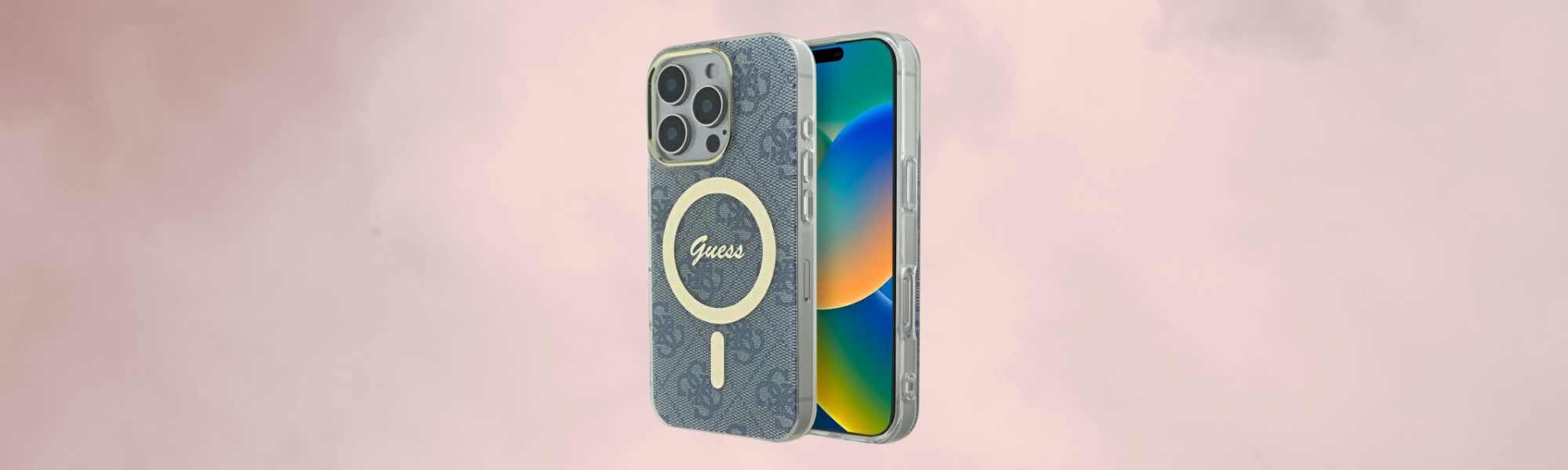 Etui Guess MagSafe elegancki design tył