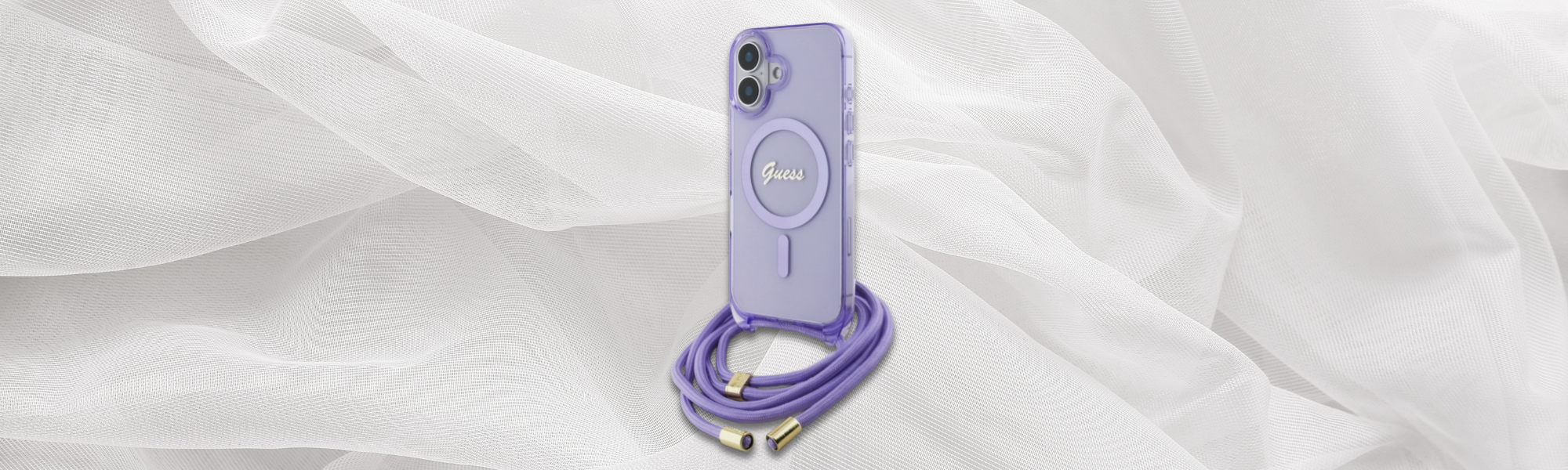 Telefon w etui Guess smycz