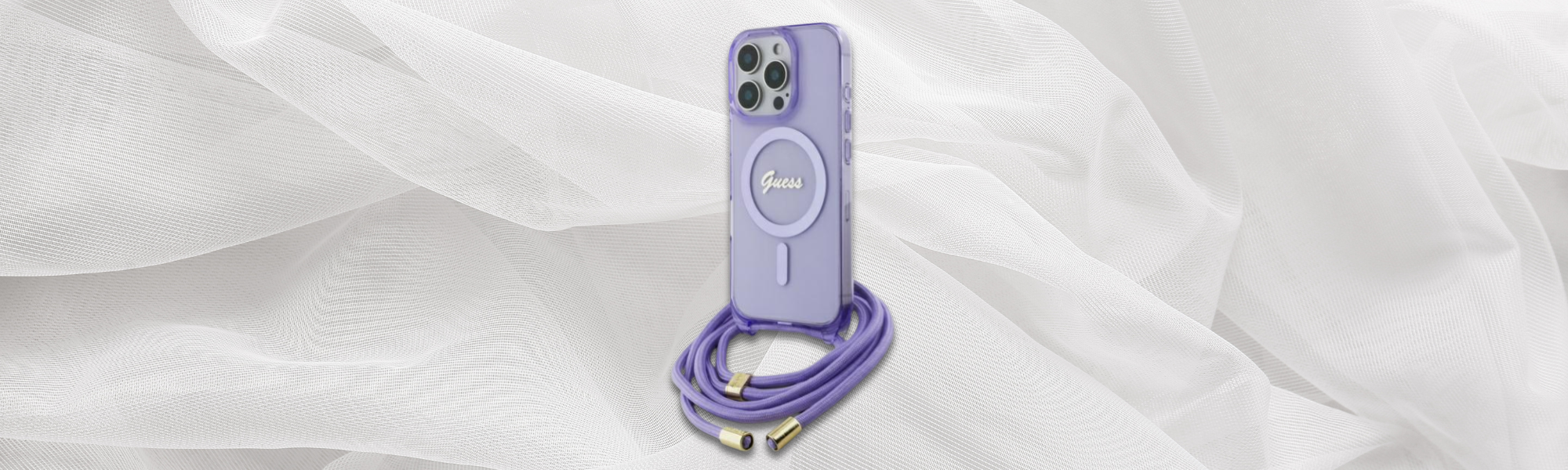 Telefon w etui Guess smycz
