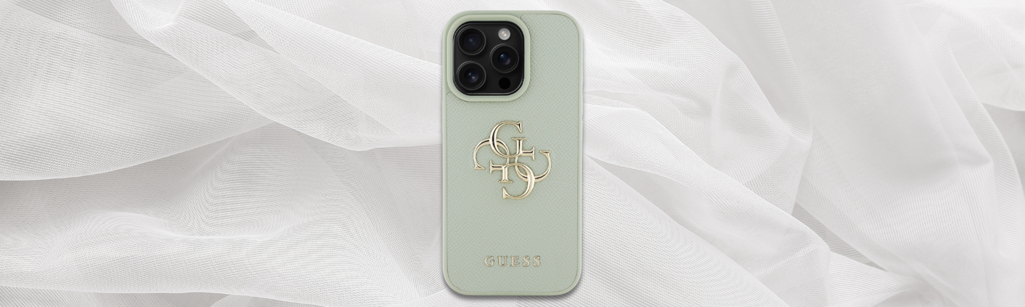Eleganckie etui Guess tylna strona logo