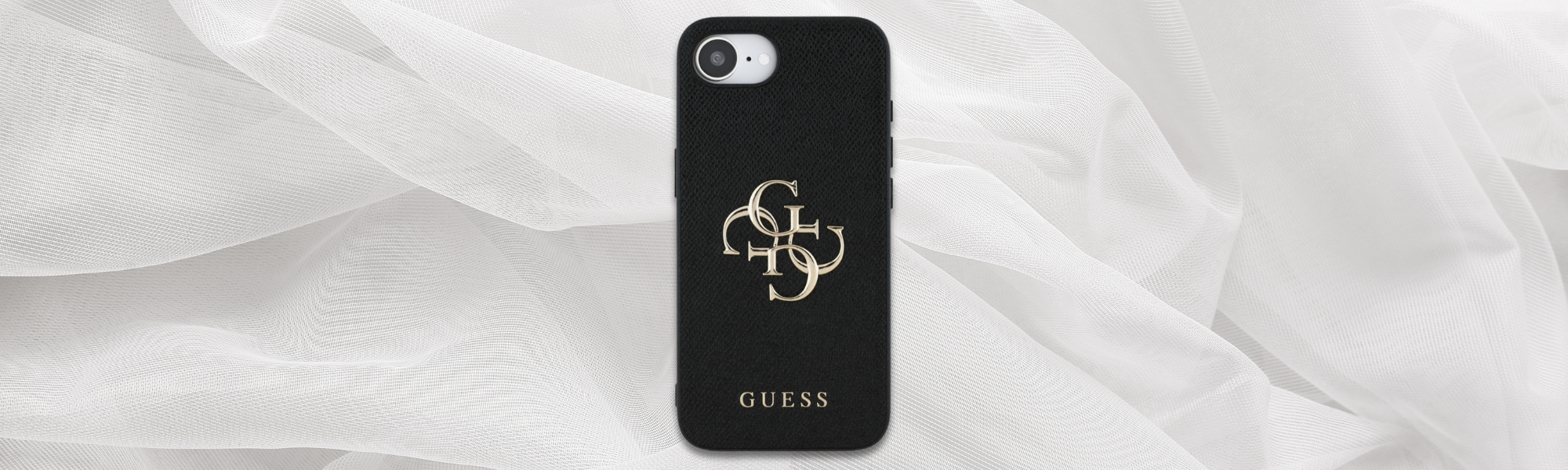 Eleganckie etui Guess tylna strona logo