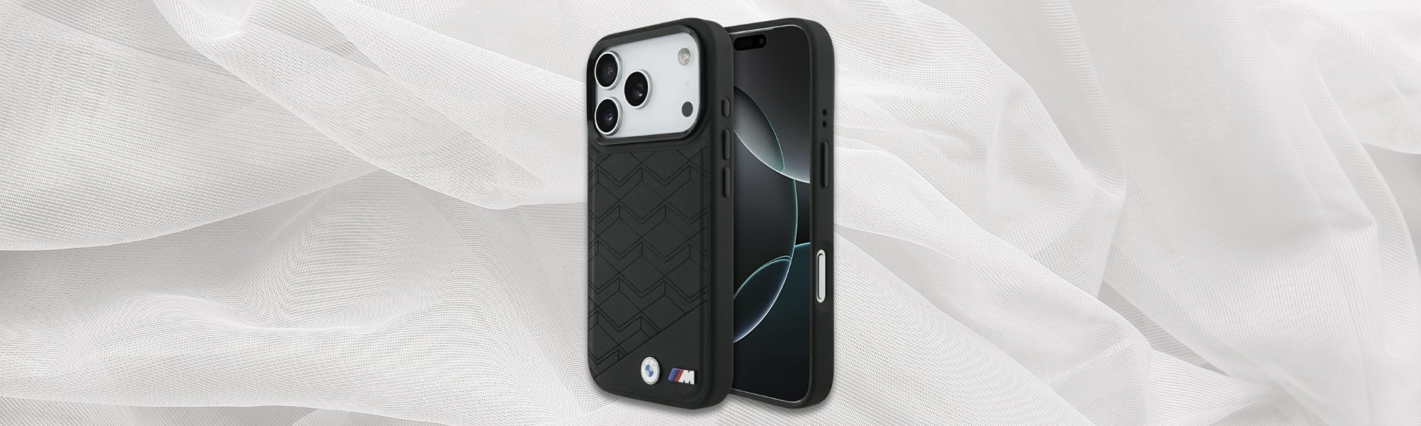 Czarne etui BMW iPhone MagSafe