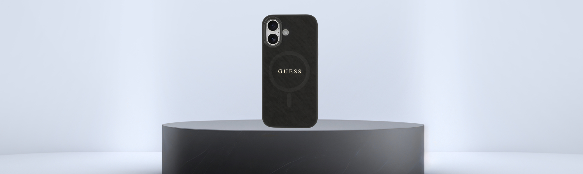 Czarne etui Guess na telefon 