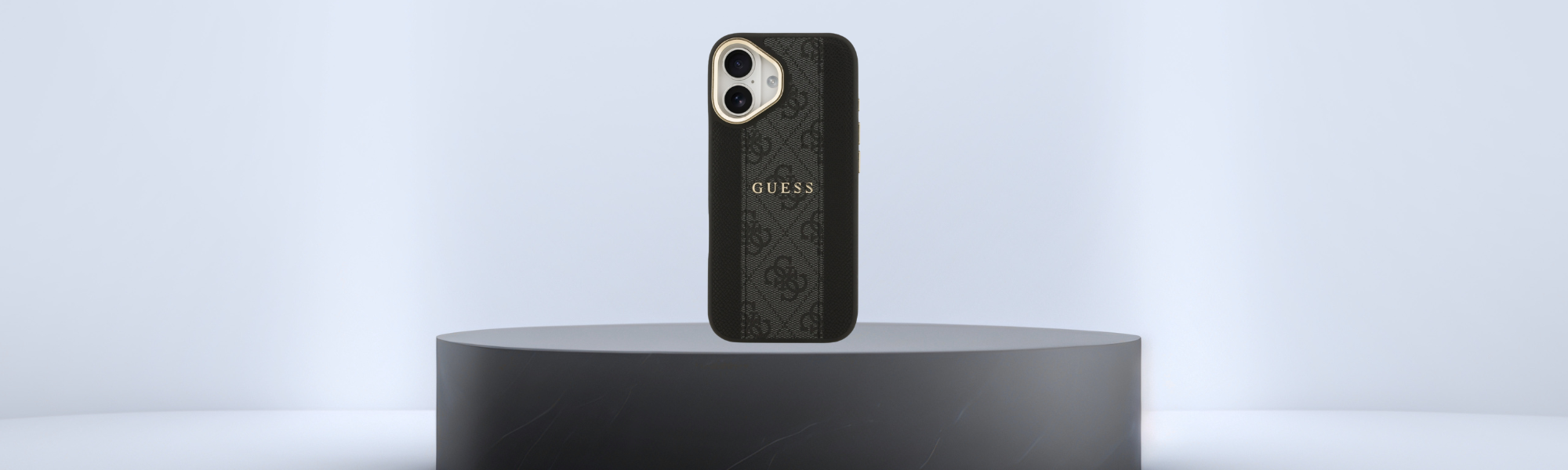 Czarne etui Guess na telefon