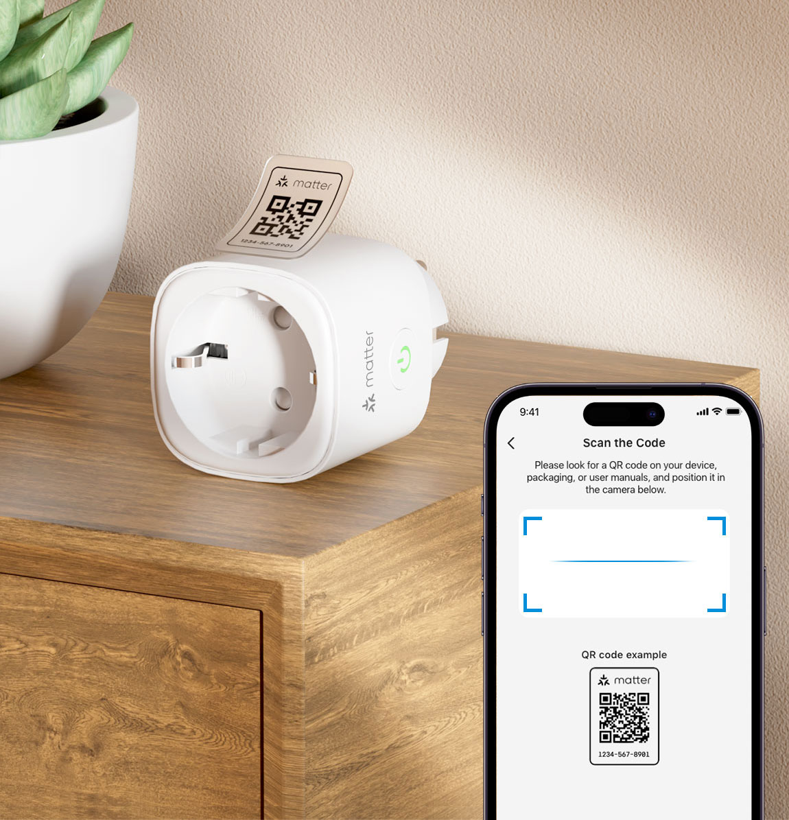 Przykład harmonogramu ładowania urządzeń mobilnych Meross Matter Smart Wi-Fi Plug