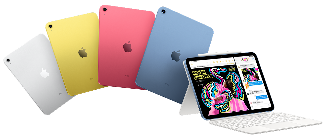 Uczniowie Szkoły Podstawowej w Wapnicy pracujący z tabletami iPad podczas lekcji