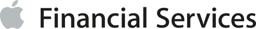Logo Apple Financial Services - finansowanie edukacji