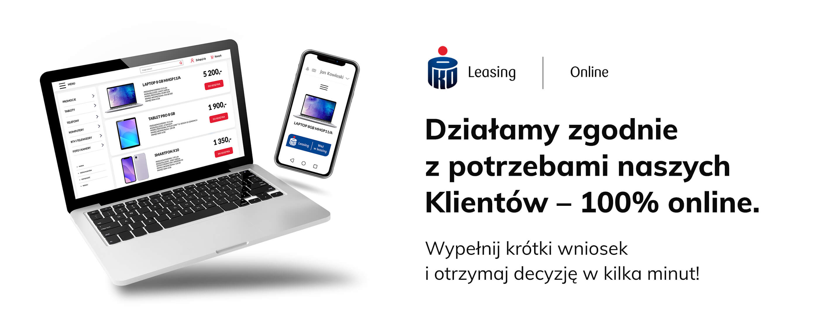 Zyskaj z PKO Leasing Online