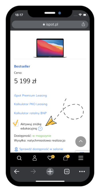 Zniżka edukacyjna w iSpot