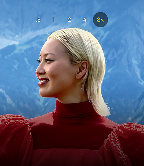 Apka Aparat w iPhonie 17 Pro umożliwia regulację zoomu optycznego od 0,5x do 8x