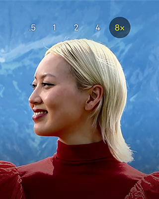 Apka Aparat w iPhonie 17 Pro umożliwia regulację zoomu optycznego od 0,5x do 8x