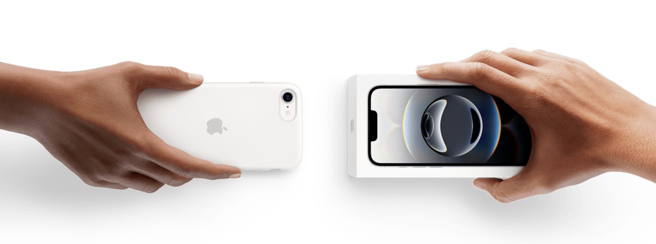 Wymiana starego smartfona na nowy iPhone w usłudze Trade-in