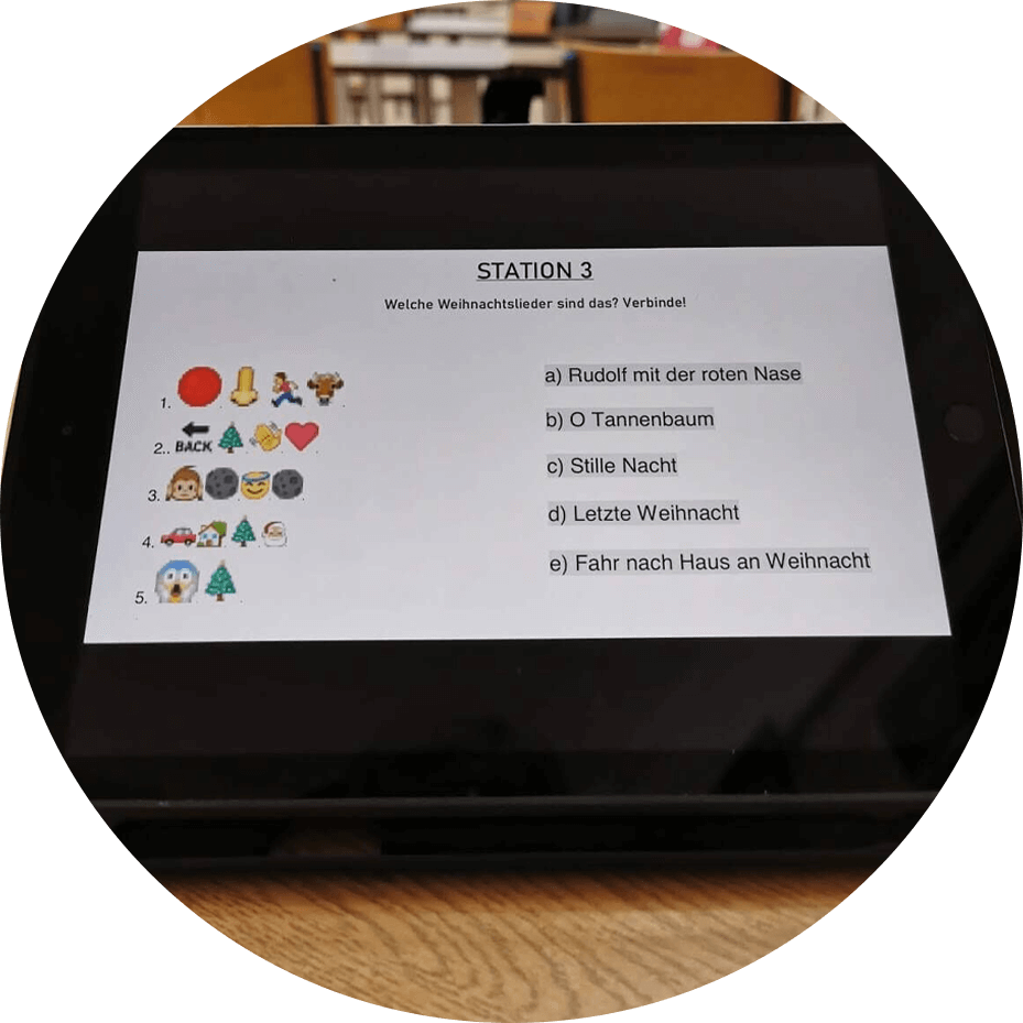 Niemiecki z iPadem jak bułka z masłem