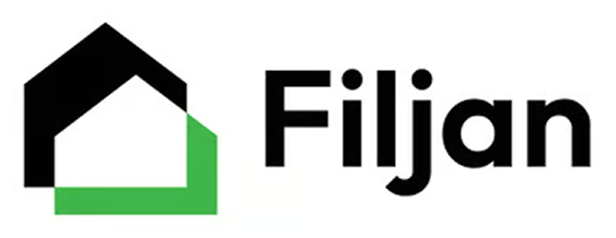 Logo firmy Filjan - producenta domów modułowych z drewna