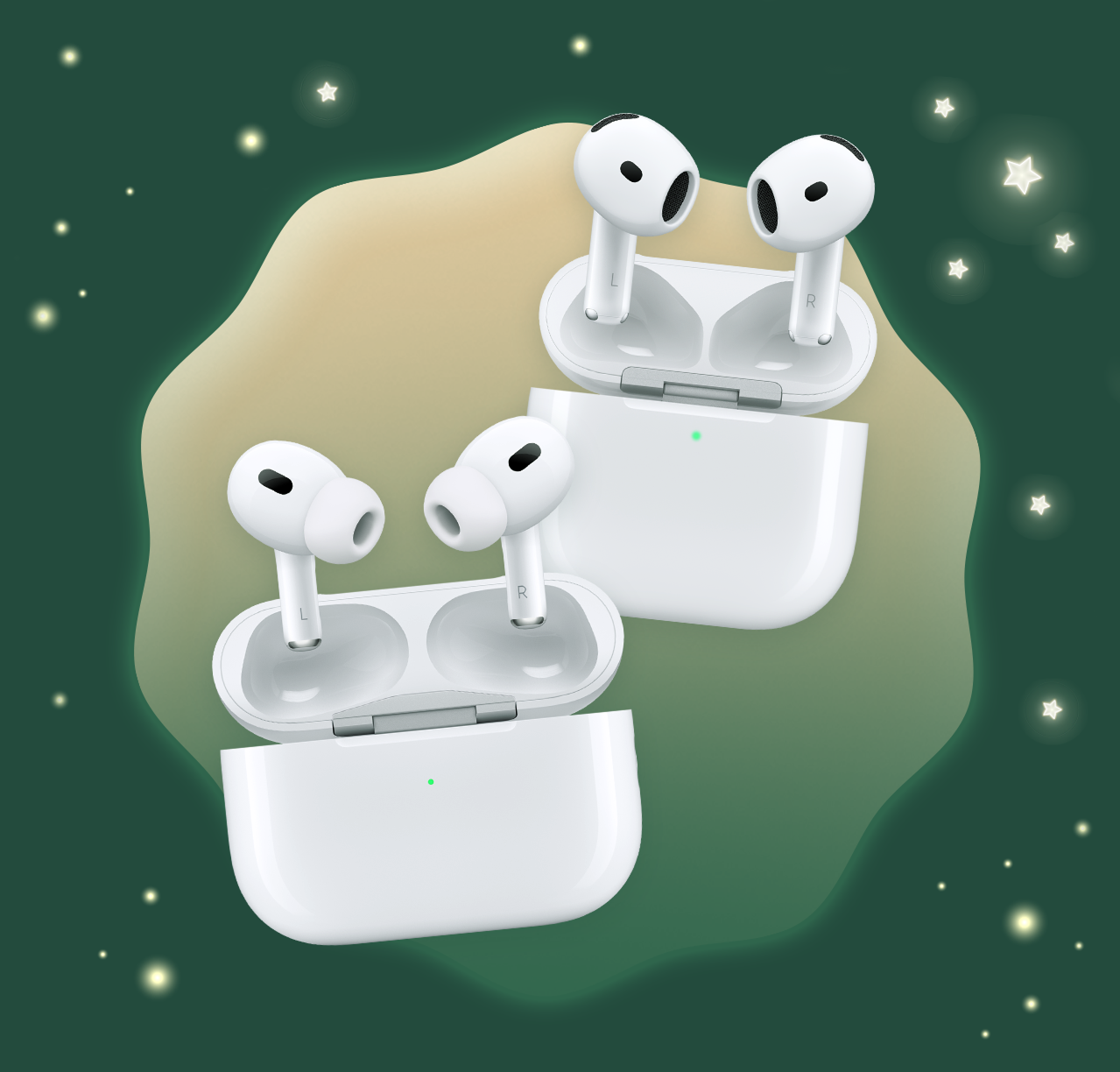 Słuchawki AirPods w etui ładującym - muzyczny prezent pod choinkę