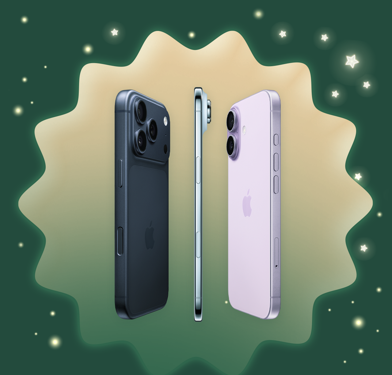 iPhone 15 Pro w świątecznej aranżacji - idealny prezent dla bliskich