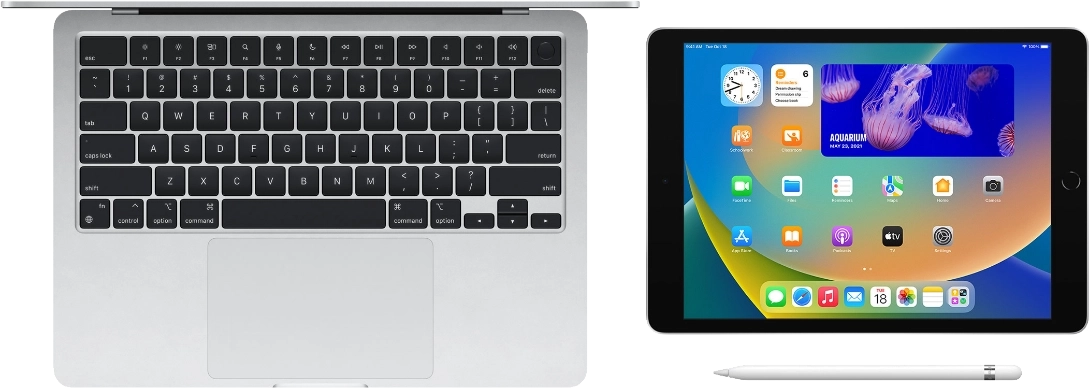 Zdjęcie MacBook'a oraz iPad'a