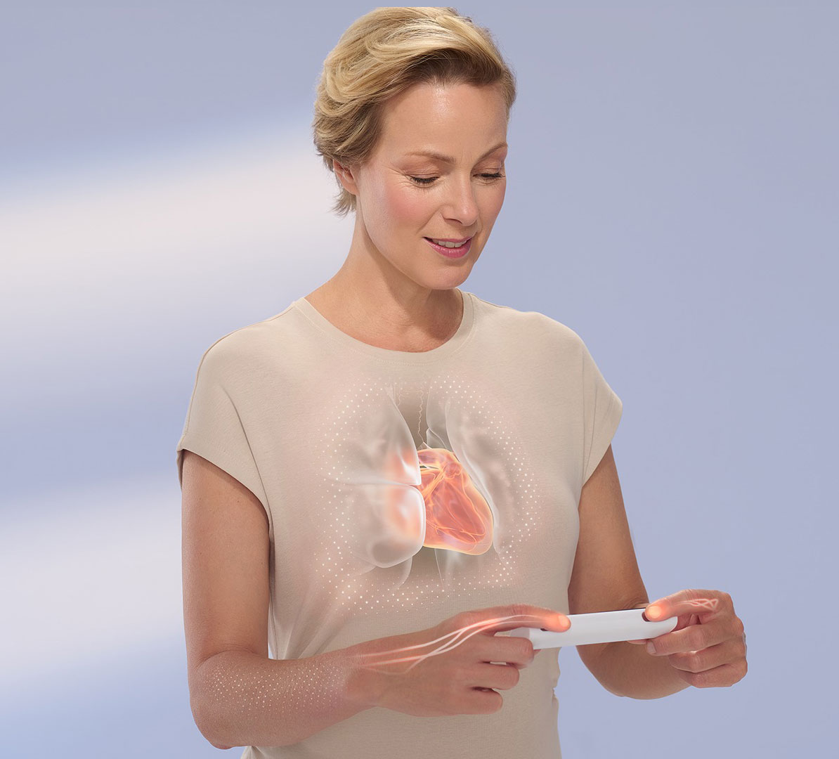 Ilustracja pomiaru EKG