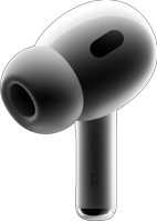 prawa słuchawka AirPods z silikonową wkładką douszną
