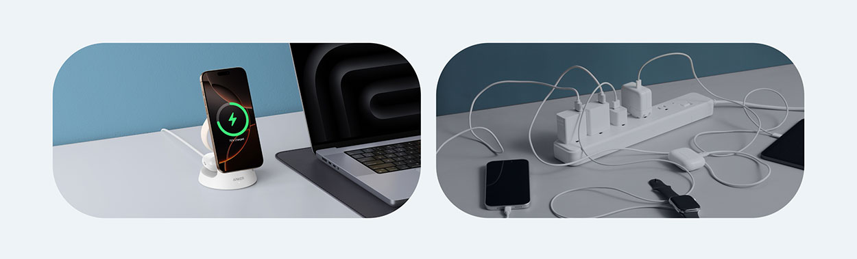 Anker MagGo 3-in-1 rozwiązuje problem wielu kabli na biurku