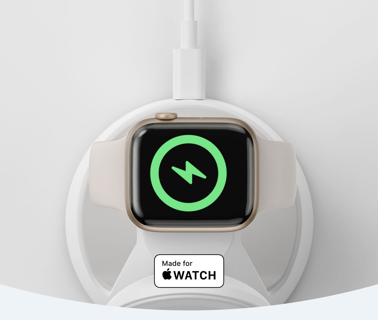 Ilustracja modułu do ładowania Apple Watch