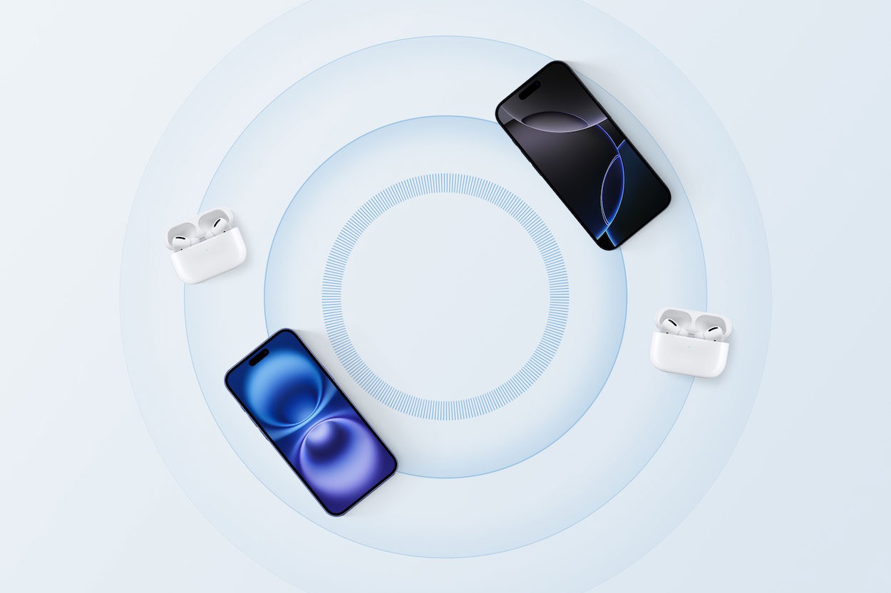 Ilustracja ochrony telefonów i słuchawek przez ActiveShield 2.0