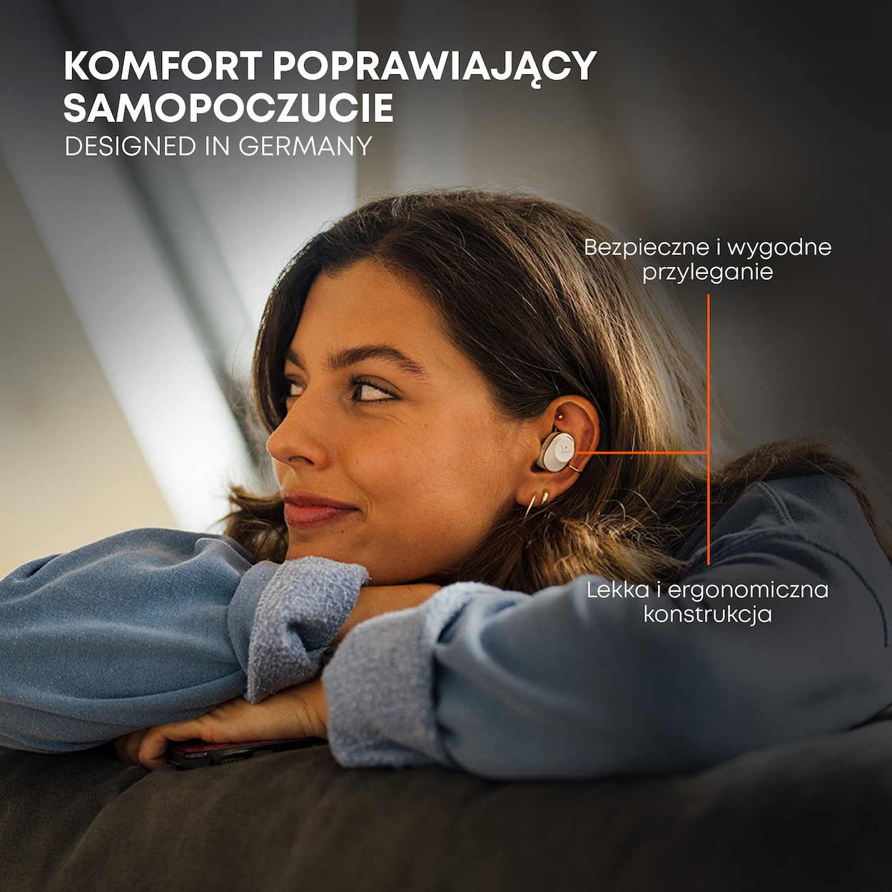 Słuchawki beyerdynamic Amiron 300 pewnia trzymają swię w uszach pozwalając czuć tylko czystą radość, gdy gra Twoja ulubiona piosenka