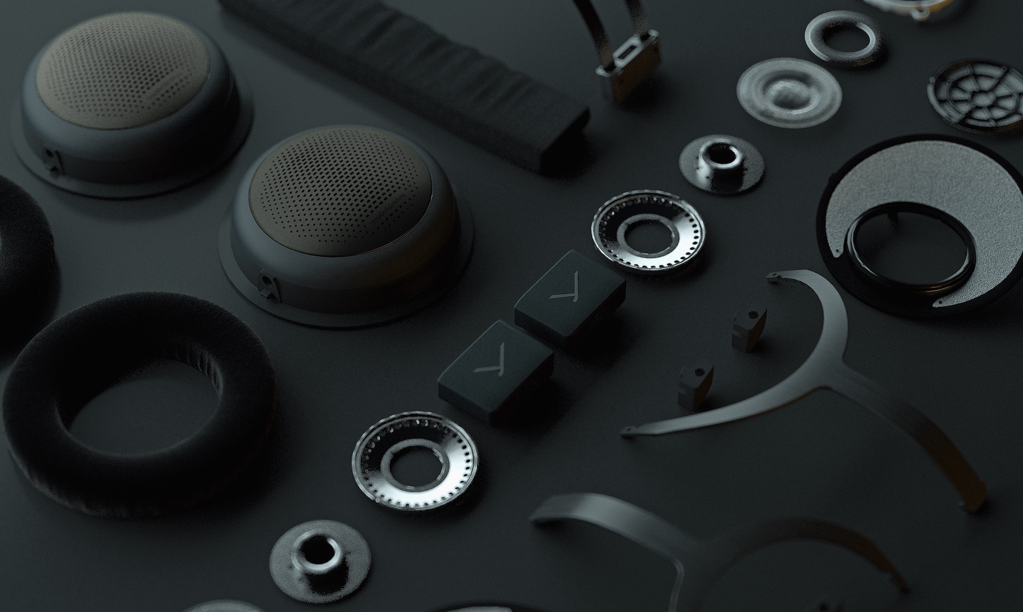 Elementy słuchawek beyerdynamic T1.