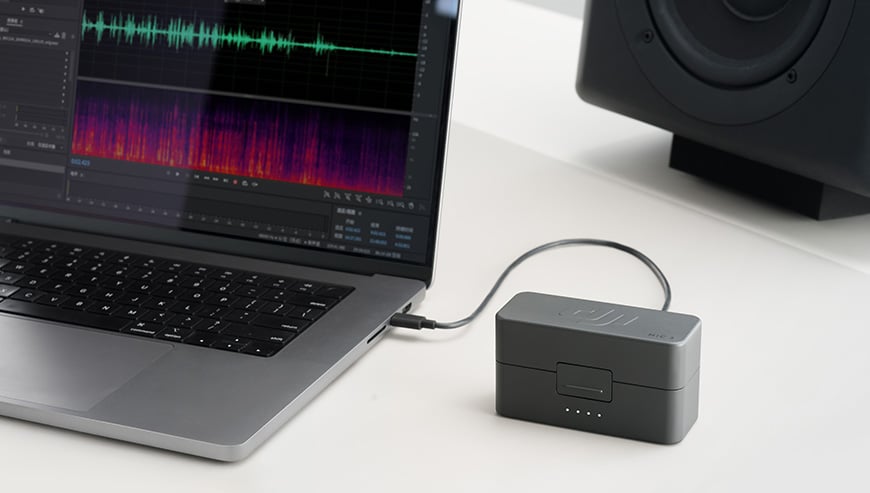 Przewodowy transfer nagrania z DJI Mic 3 (2 TX+ 1 RX) do laptopa