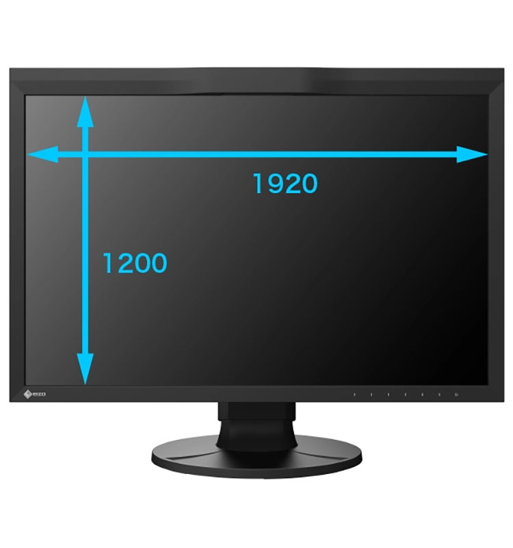 Monitor EIZO ColorEdge CG2400S Rozmiary monitora EIZO ColorEdge CG2400S