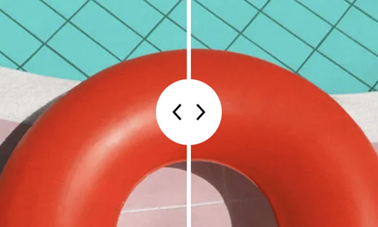 Ilustracja możliwości technologii ograniczające migotanie wykorzystywanej przez monitor EIZO ColorEdge CS2400S.