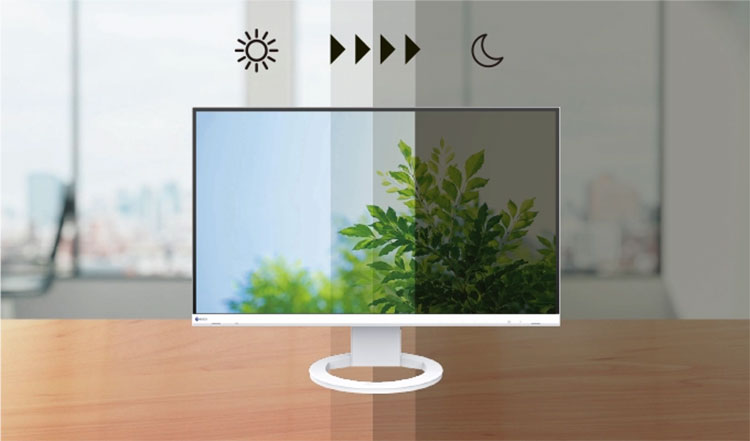 Monitor EIZO FlexScan EV2720S jest przyjazny dla użytkownika.