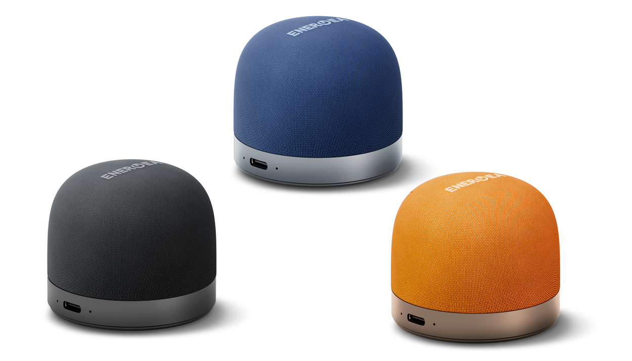 Trzy wersje kolorystyczne głośnika Energea MAGAUDIO GO MagSafe
