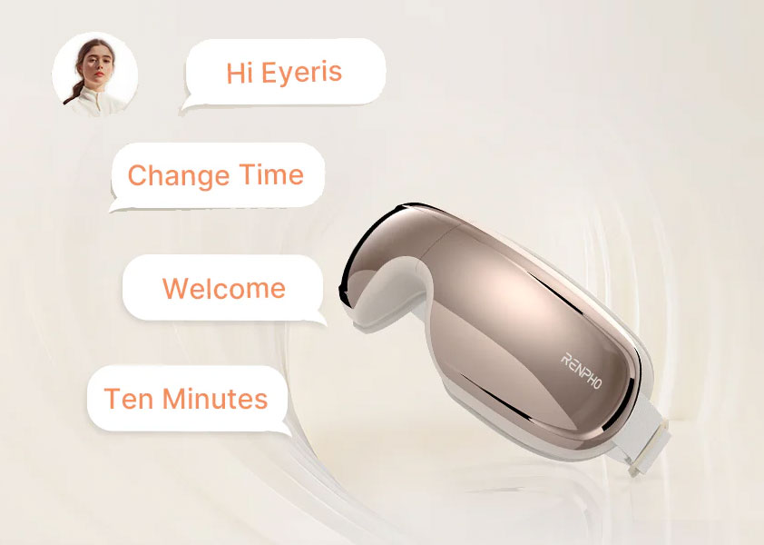 Sterowanie głosowe wywołuje się zwrotem „Hi Eyeris”